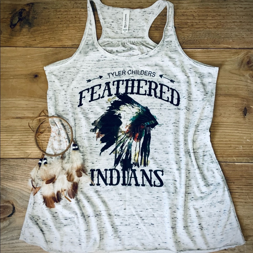 Tyler Childers Feathered Indians Country Tank Top